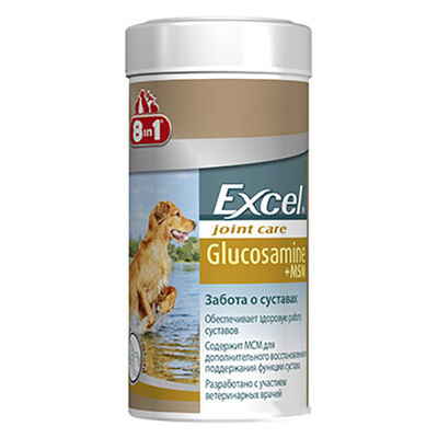 8 in 1 Exel Glucosamine+MSM Köpek Vitamini