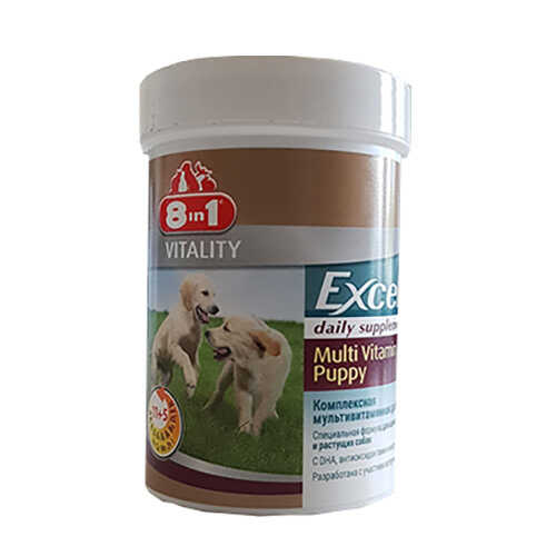 8 In 1 Exel Yavru Kopek Multi Vitamini Pet Ihtiyac