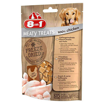 8 in1 Freeze Dried Tavuklu Köpek Ödülü