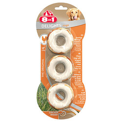 8in1 Delights Bones Tavuklu Halka Ağız Bakım Kemik Köpek Ödülü 119 Gr - Thumbnail