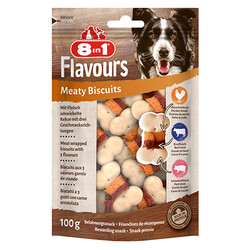 8in1 - 8in1 Flavours Meaty Biscuits Kıtır Köpek Ödülü 100 Gr 