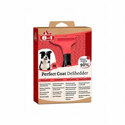 8in1 - 8in1 Perfect Coat DeShedder Furminator Orta Irk Köpek Tarağı Medium 