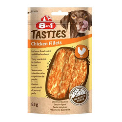 8in1 - 8in1 Tasties Chicken Fillets Tavuk Fileto Köpek Ödülü 85 Gr 