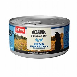 Acana - Acana Premium Pate Tuna Balıklı ve Tavuklu Ezme Yetişkin Kedi Konservesi 85 Gr 