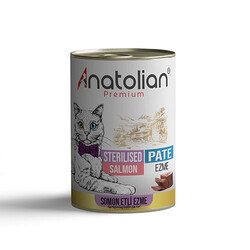 Anatolian - Anatolian Premium Somonlu Ezme Kısırlaştırılmış Kedi Konservesi 400 Gr 