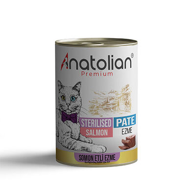 Anatolian Premium Somonlu Ezme Kısırlaştırılmış Kedi Konservesi 400 Gr 