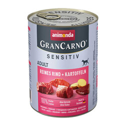 Animonda - Animonda Gran Carno Sensitiv Hindili Patatesli Yetişkin Köpek Konservesi 400 Gr 
