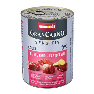 Animonda Gran Carno Sensitiv Hindili Patatesli Yetişkin Köpek Konservesi 400 Gr 