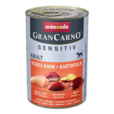 Animonda Gran Carno Sensitiv Tavuklu Patatesli Yetişkin Köpek Konservesi 400 Gr 