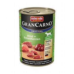 Animonda - Animonda GranCarno Sığır Etli ve Ördekli Yetişkin Köpek Konservesi 6 Adet 400 Gr 