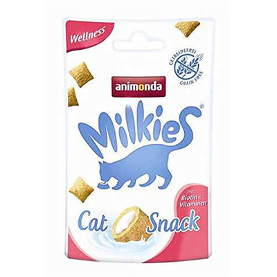 Animonda Milkies Vitamin ve Biotin Katkılı Tahılsız Kedi Ödülü 30 Gr 