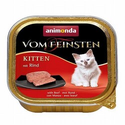 Animonda - Animonda Vom Feinsten Kitten Biftekli Yavru Kedi Konservesi 100 Gr 