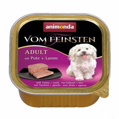 Animonda Vom Feinsten Hindili ve Kuzulu Yetişkin Köpek Konservesi 6 Adet 150 Gr 