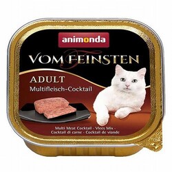 Animonda - Animonda Vom Feinsten Karışık Etli Yetişkin Kedi Konservesi 6 Adet 100 Gr 