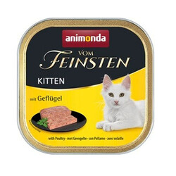 Animonda - Animonda Vom Feinsten Kümes Hayvanlı Yavru Kedi Konservesi 6 Adet 100 Gr 