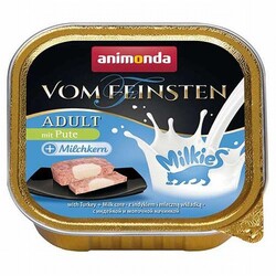 Animonda - Animonda Vom Feinsten Milkies Hindi Etli ve Sütlü Yetişkin Kedi Konservesi 6 Adet 100 Gr 