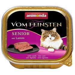 Animonda - Animonda Vom Feinsten Senior Kuzu Etli Yaşlı Kedi Konservesi 100 Gr 