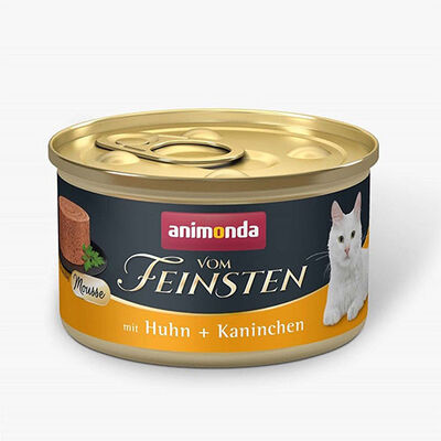 Animonda Vom Feinsten Tavuklu ve Tavşanlı Yetişkin Kedi Konservesi 85 Gr 