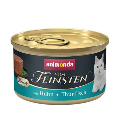 Animonda Vom Feinsten Tavuklu ve Ton Balıklı Yetişkin Kedi Konservesi 85 Gr 