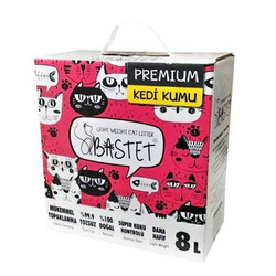Bastet - Bastet Topaklanan Premium Doğal Kedi Kumu 2 Adet 8 Lt 