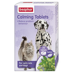 Beaphar - Beaphar Calming Tablets Bitkisel Sakinleştirici Kedi ve Köpek Tableti 20'li 