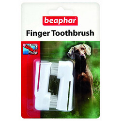 Beaphar - Beaphar Kedi ve Köpek Plastik Parmak Diş Fırçası