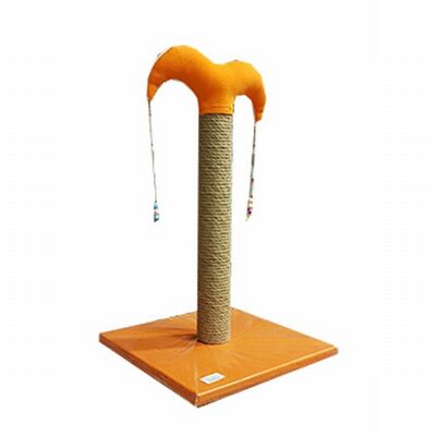 Bedspet İnce Kedi Tırmalama Tahtası 50 Cm Turuncu 