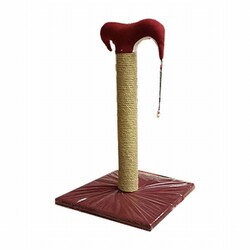 Bedspet - Bedspet İnce Kedi Tırmalama Tahtası 50 Cm Bordo 
