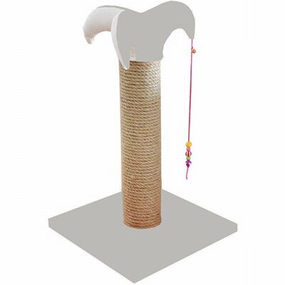 Bedspet Kedi Tırmalama Tahtası 70 cm Gri 