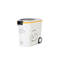 Beeztees Tekerlekli Özel Kapaklı Plastik Köpek Mama Saklama Kabı 35 Lt - Thumbnail