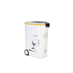 Beeztees Tekerlekli Özel Kapaklı Plastik Köpek Mama Saklama Kabı 54 Lt - Thumbnail