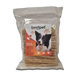Bestpet - BestPet Burgu Doğal Natural Kemik Çubuk Köpek Ödülü 350 Gr 