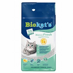 Biokats - Biokats Bianco Fresh Bentonit Topaklanan Kedi Kumu 10 Lt 