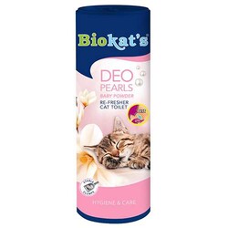 Biokats - Biokats Deo Pearls Bebek Pudralı Kedi Kumu Parfümü 700 Gr