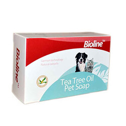 Bioline - Bioline Çay Ağacı Özlü Kedi ve Köpek Temizlik Sabunu 100 Gr