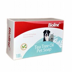 Bioline - Bioline Çay Ağacı Özlü Kedi ve Köpek Temizlik Sabunu 100 Gr 