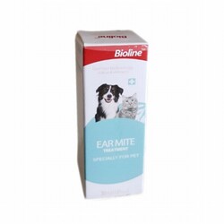 Bioline - Bioline Kedi ve Köpek Kulak Temizleme Yağı 30 Ml 