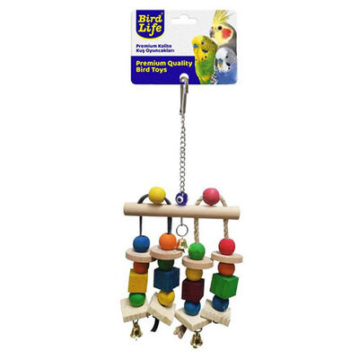 Birdlife İpli Derili Sarkaç Papağan Oyuncağı 