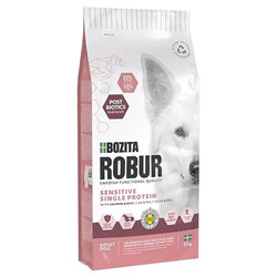 Bozita - Bozita Robur Somonlu Tek Proteinli Hassas Yetişkin Köpek Maması 12 kg 