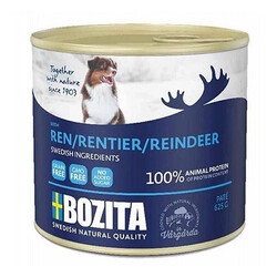 Bozita - Bozita Natural Pate Ren Geyikli Tahılsız Yetişkin Köpek Konservesi 625 Gr 