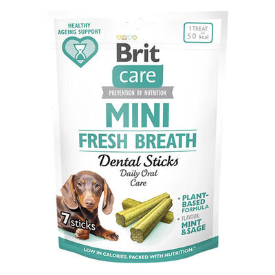 Brit Care Dental Mini Fresh Breath Küçük Irk Köpek Ödül Çubuğu 7'li 120 Gr 
