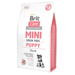 Brit Care - Brit Care Grain Free Mini Puppy Hypoallergenic Kuzulu Küçük Irk Tahılsız Yavru Köpek Maması 7 Kg 