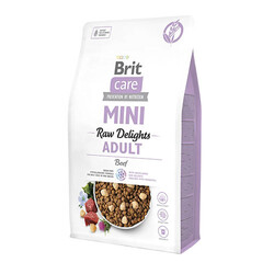 Brit Care - Brit Care Hipoalerjenik Raw Delights Biftekli Mini Irk Yetişkin Köpek Maması 2 Kg 