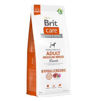 Brit Care Hypoallergenic Adult Medium Breed Kuzulu Orta Irk Yetişkin Köpek Maması 12 Kg 