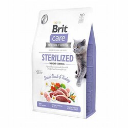 Brit Care - Brit Care Hypoallergenic Kilo Dengeleyici Ördekli Tahılsız Kısırlaştırılmış Kedi Maması 2 Kg 