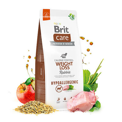 Brit Care Hypoallergenic Weight Loss Rabbit Tavşanlı Kilo Dengeleyici Yetişkin Köpek Maması 12 Kg 