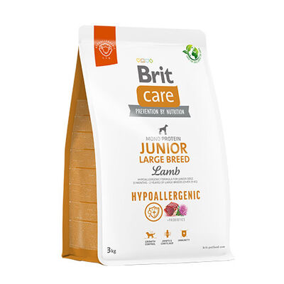 Brit Care Hypoallergenic Junior Large Breed Lamb Kuzulu Büyük Irk Yavru Köpek Maması 3 Kg