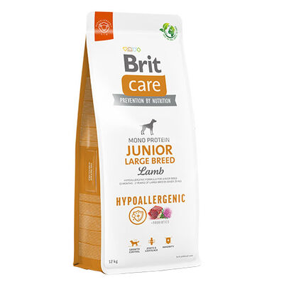 Brit Care Hypoallergenic Junior Large Breed Lamb Kuzulu Büyük Irk Yavru Köpek Maması 3 Kg