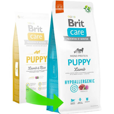 Brit Care Puppy Lamb & Rice Kuzulu Pirinçli Yavru Köpek Maması 12 Kg 