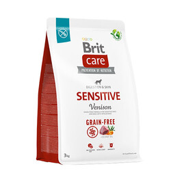 Brit Care Sensitive Digestion Skin Geyikli Tahılsız Yetişkin Köpek Maması 3 Kg - Thumbnail